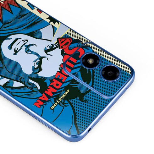 DC Comics Superman America's Hero Moto G Play 4G (2024) Skin