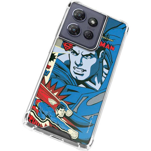 DC Comics Superman America's Hero Moto G Stylus 5G (2025) Clear Case