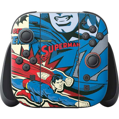 DC Comics Superman America's Hero Nintendo Switch 2 (2025) Joy-Con Controller Skin