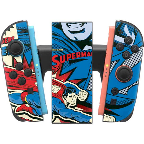 DC Comics Superman America's Hero Nintendo Switch 2 (2025) Joy-Con Controller Skin