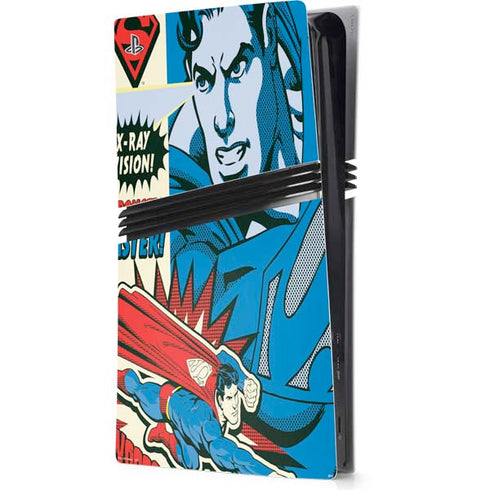 DC Comics Superman America's Hero PS5 Pro Console Skin