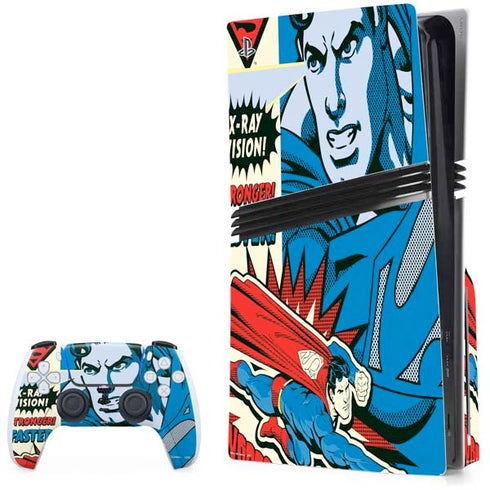 DC Comics Superman America's Hero PS5 Pro Disk Bundle Skin