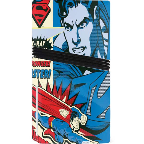 DC Comics Superman America's Hero PS5 Pro Disk Console Skin
