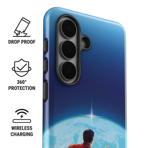 Superman 2025 Superman & Krypto watch the Earth Galaxy S26 Impact Case