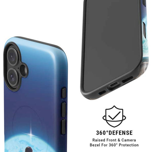 Superman 2025 Superman & Krypto watch the Earth iPhone 16 Magsafe Impact Case