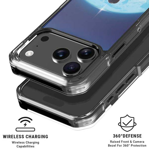 Superman 2025 Superman & Krypto watch the Earth iPhone 18 Pro Clear Case