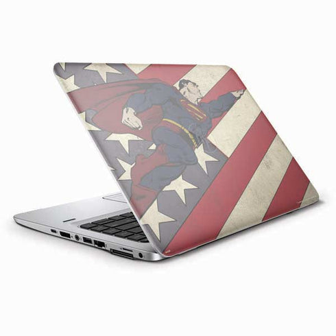DC Comics Superman Vintage Pose American Flag HP Elitebook Skin