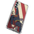 DC Comics Superman Vintage Pose American Flag Gabb Phone 4 Clear Case