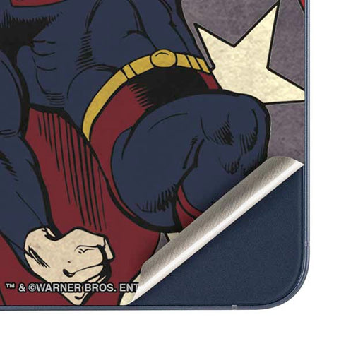 DC Comics Superman Vintage Pose American Flag Galaxy A35 5G Skin