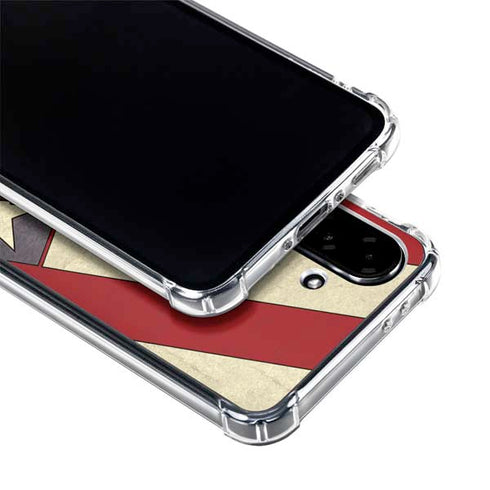 DC Comics Superman Vintage Pose American Flag Galaxy A36 5G Clear Case