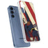 DC Comics Superman Vintage Pose American Flag Galaxy A55 5G Clear Case