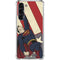 DC Comics Superman Vintage Pose American Flag Galaxy S24 FE Clear Case