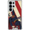 DC Comics Superman Vintage Pose American Flag Galaxy S25 Ultra Clear Case