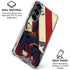 DC Comics Superman Vintage Pose American Flag Galaxy S26 Plus Clear Case