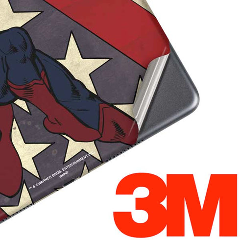 DC Comics Superman Vintage Pose American Flag iPad Skins
