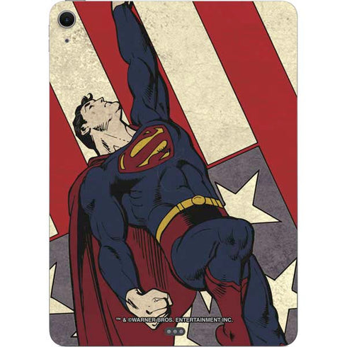 DC Comics Superman Vintage Pose American Flag Apple iPad Air Skin