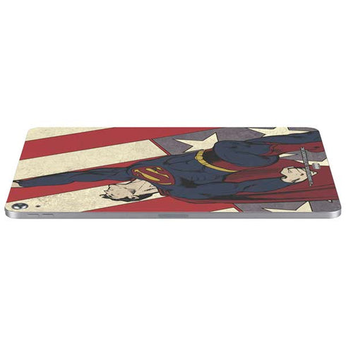 DC Comics Superman Vintage Pose American Flag Apple iPad Air Skin