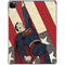 DC Comics Superman Vintage Pose American Flag iPad Pro 11in (2024) Clear Case