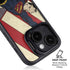 DC Comics Superman Vintage Pose American Flag iPhone 14 Kickstand Case