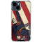 DC Comics Superman Vintage Pose American Flag iPhone 15 Clear Case