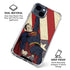 DC Comics Superman Vintage Pose American Flag iPhone 15 Clear Case
