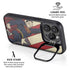 DC Comics Superman Vintage Pose American Flag iPhone 15 Pro Max Kickstand Case