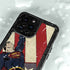 DC Comics Superman Vintage Pose American Flag iPhone 15 Pro Waterproof Case