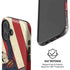 DC Comics Superman Vintage Pose American Flag iPhone 16 Magsafe Impact Case