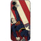 DC Comics Superman Vintage Pose American Flag iPhone 16 Plus Skin