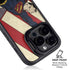 DC Comics Superman Vintage Pose American Flag iPhone 16 Pro Kickstand Case