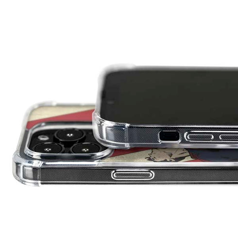 DC Comics Superman Vintage Pose American Flag iPhone 16 Pro MagSafe Case