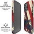 DC Comics Superman Vintage Pose American Flag iPhone 16 Pro Magsafe Impact Case