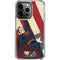 DC Comics Superman Vintage Pose American Flag iPhone 16 Pro Max Clear Case