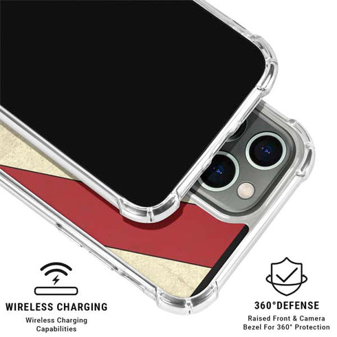 DC Comics Superman Vintage Pose American Flag iPhone 16 Pro Max Clear Case