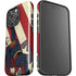 DC Comics Superman Vintage Pose American Flag iPhone 16 Pro Max Impact Case