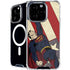 DC Comics Superman Vintage Pose American Flag iPhone 16 Pro Max MagSafe Case