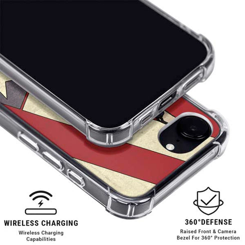 DC Comics Superman Vintage Pose American Flag iPhone 16e MagSafe Case