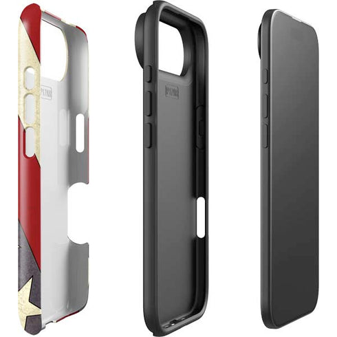 DC Comics Superman Vintage Pose American Flag iPhone 17 Air Impact Case