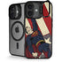 DC Comics Superman Vintage Pose American Flag iPhone 17 Kickstand Case