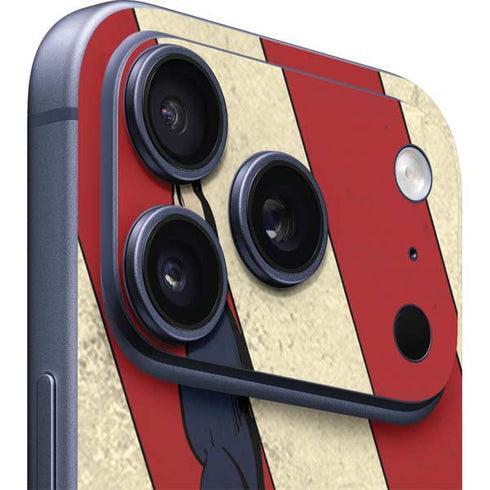 DC Comics Superman Vintage Pose American Flag iPhone 17 Pro Max Skin