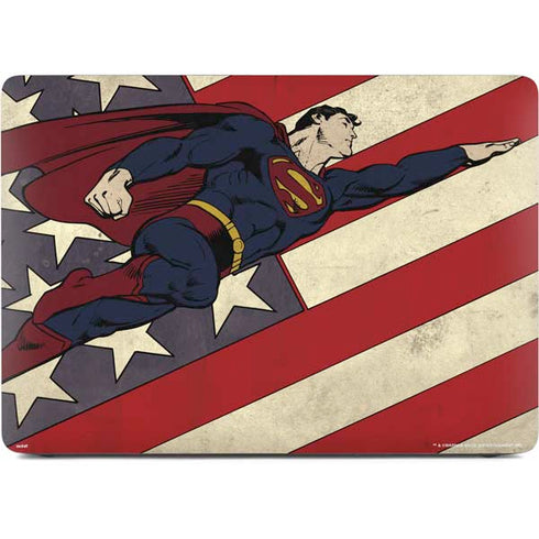 DC Comics Superman Vintage Pose American Flag Apple MacBook Air Skin