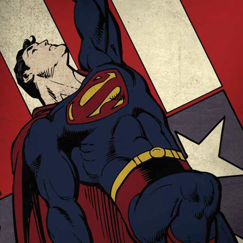 DC Comics Superman Vintage Pose American Flag Moto G6 Skin