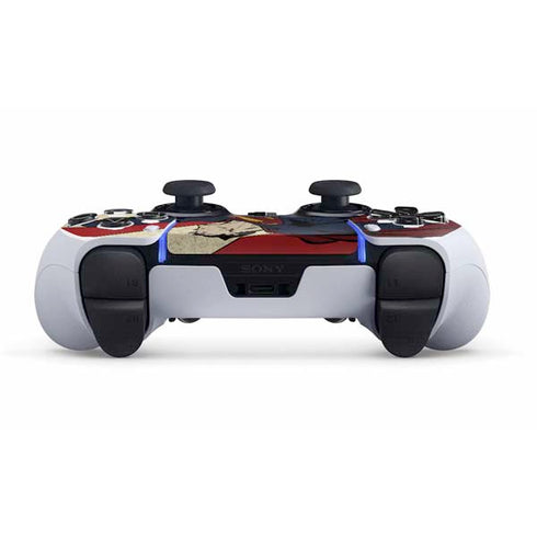 DC Comics Superman Vintage Pose American Flag PS5 DualSense Edge Pro Controller Skin