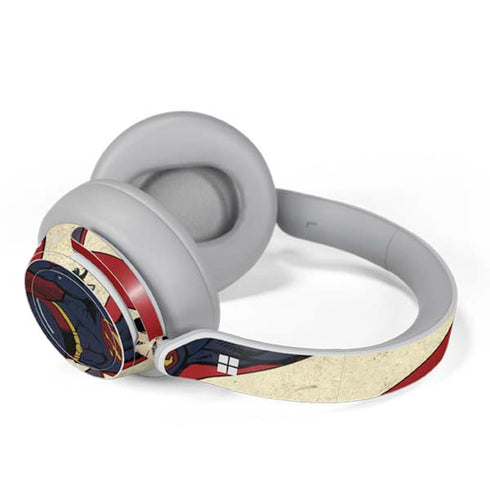 DC Comics Superman Vintage Pose American Flag Surface Headphones Skin