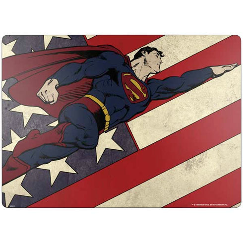 DC Comics Superman Vintage Pose American Flag Surface Laptop 7 13.8in Skin