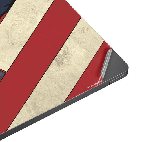 DC Comics Superman Vintage Pose American Flag Surface Laptop 7 13.8in Skin