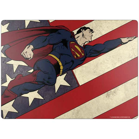 DC Comics Superman Vintage Pose American Flag Surface Laptop 7 15in Skin