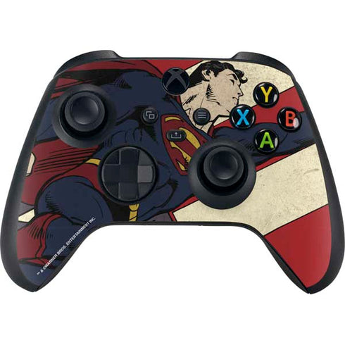 DC Comics Superman Vintage Pose American Flag Xbox Series X Skins