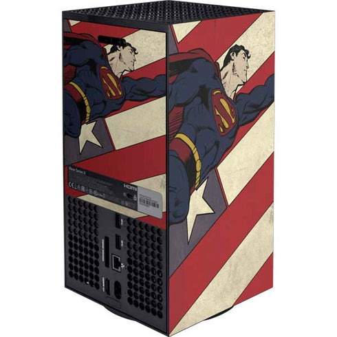 DC Comics Superman Vintage Pose American Flag XBox Series X Digital Edition Bundle Skin