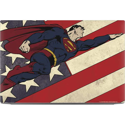 DC Comics Superman Vintage Pose American Flag Dell XPS Skin